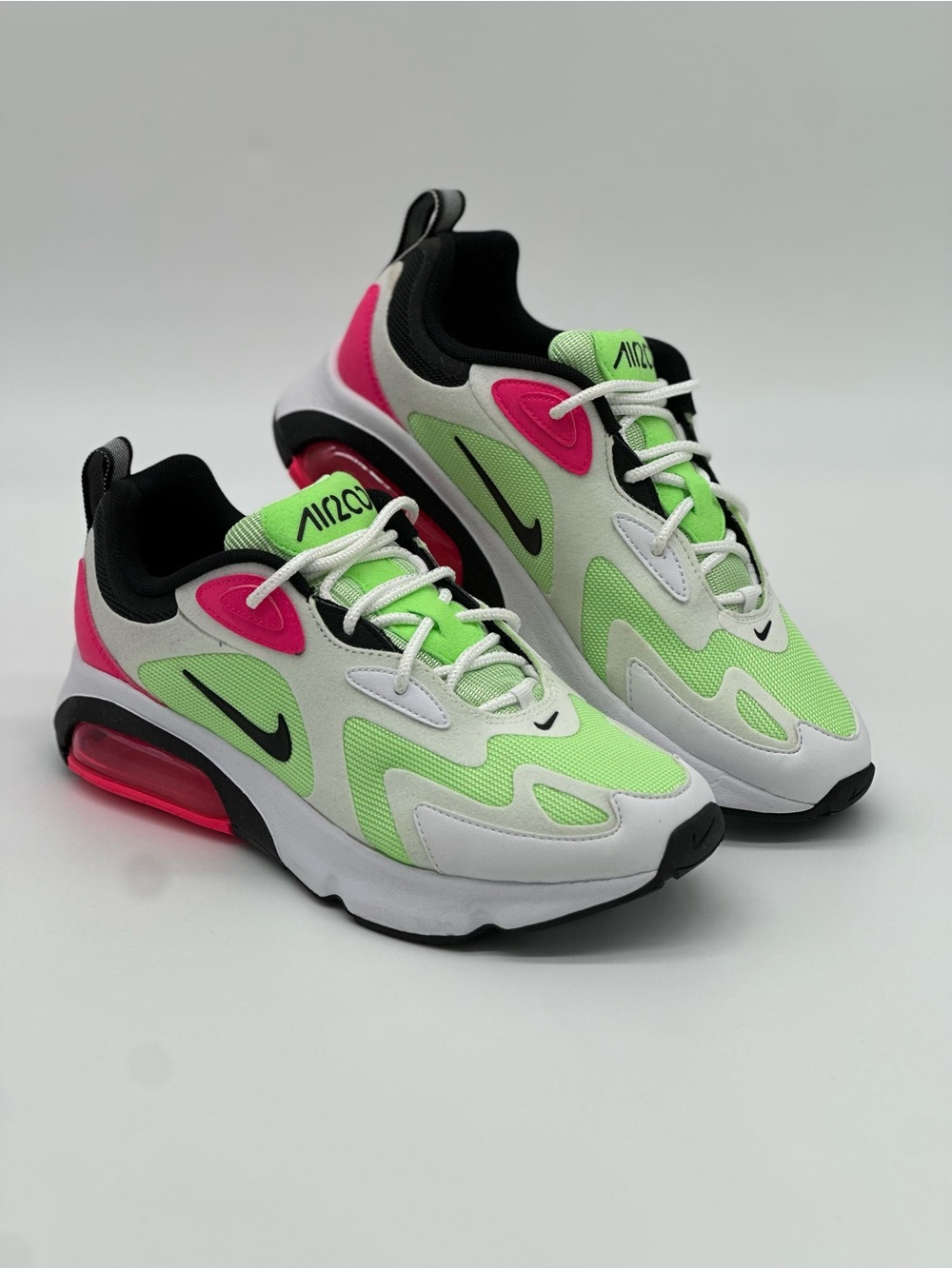 Nike Air Max 200 Women's Sneakers - Neon Green, Pink, White, Black